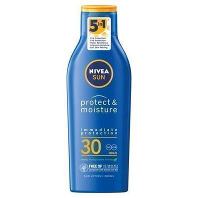 Nivea Sun Protect & Moisture SPF30 Sonnencreme 200ml