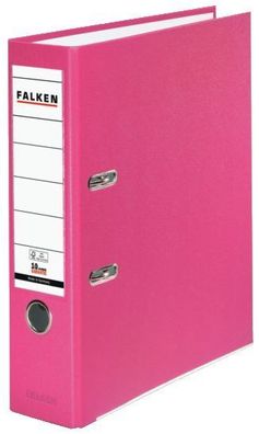 Falken 11286747 Ordner PP-Color S80 - A4, 8 cm, pink