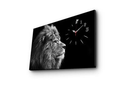 Wallity Wanduhr CLA1698 100% SUEDE CANVAS 45 x 70 cm