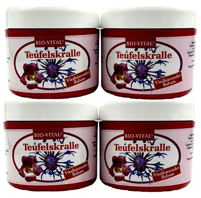 BIO-Vital Teufelskralle Balsam 4x 125ml