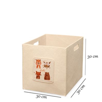 Evila Originals Dekokorb HBR1106 100% FELT 30 x 30 x 30 (2 Pieces)