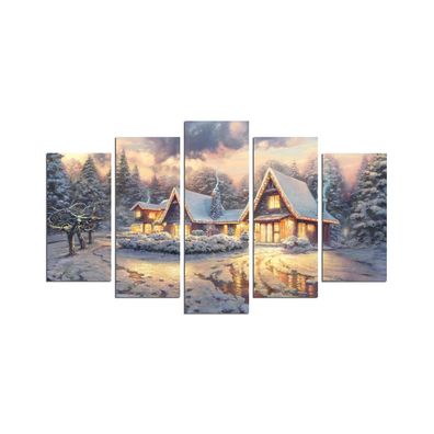 Wallity Leinwandbild CST1901 100% MDF (Thickness: 3 mm) 20 x 60 cm (1 Piece)