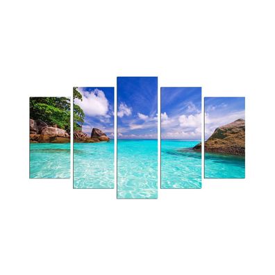 Wallity Leinwandbild PUR2979 100% MDF (Thickness: 3 mm) 20 x 60 cm (1 Piece)