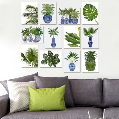 Wallity Leinwandbild LUL1236 100% MDF (Thickness: 3 mm) 20 x 15 cm (12 Pieces)