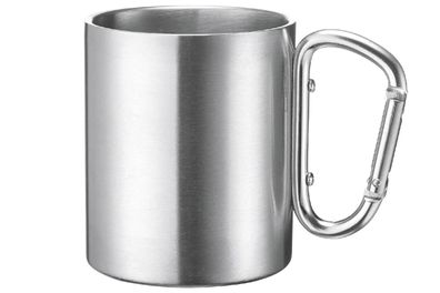 Westmark Tasse mit Karabinerhenkel Edelstahl 300ml