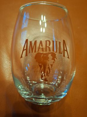 Trinkglas mit Masseingabe von Amarula