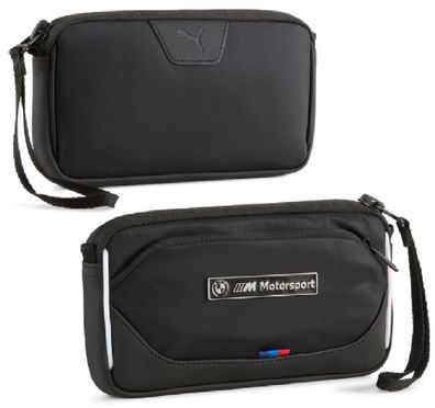 BMW M Motorsport Portemonnaie Schwarz Wallet Nylon Reißverschluss Beuteltasche