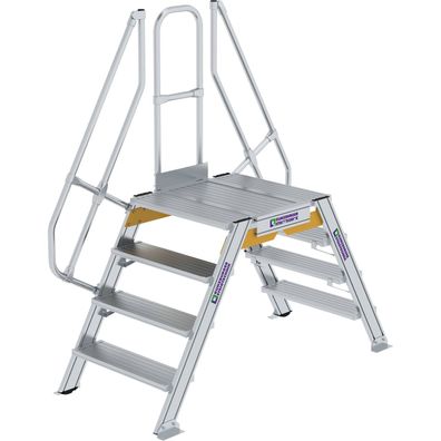Génzburger Steigtechnik ßberstieg 60Â° Stufenbreite 800 mm 4 Stufen - 600914