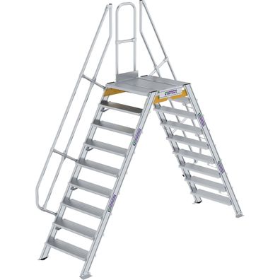Génzburger Steigtechnik ßberstieg 60Â° Stufenbreite 800 mm 9 Stufen - 600919