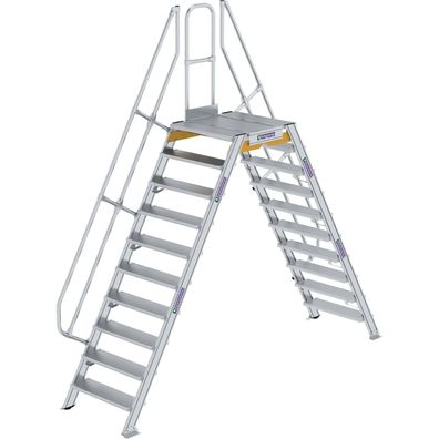 Génzburger Steigtechnik ßberstieg 60Â° Stufenbreite 800 mm 10 Stufen - 60092