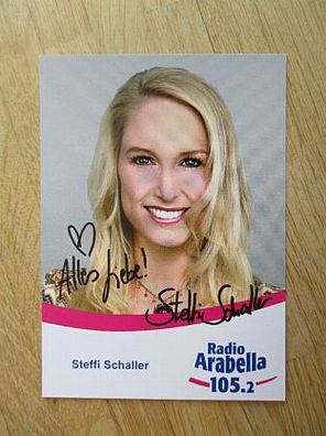 Radio Arabella Moderatorin Playboy Model Steffi Schaller - handsigniertes Autogramm!!