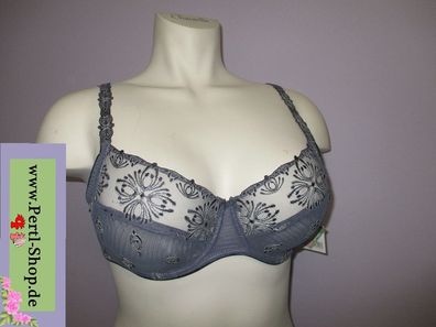 Chantelle BH Blau mit Silber Stickerei, Spitze C26010-05B, 90 B