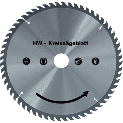 Walter Hartmetall Sägeblatt 185 mm 60 Zähne - 629268