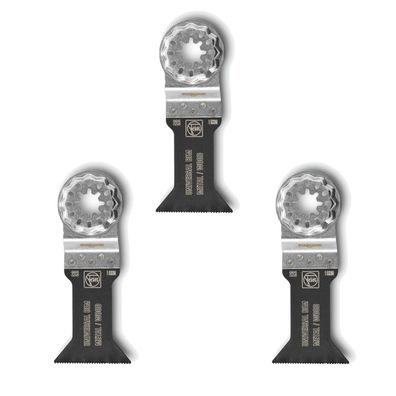 Fein 3x E-Cut Universal Sägeblatt Starlock 44 mm - 63502223220