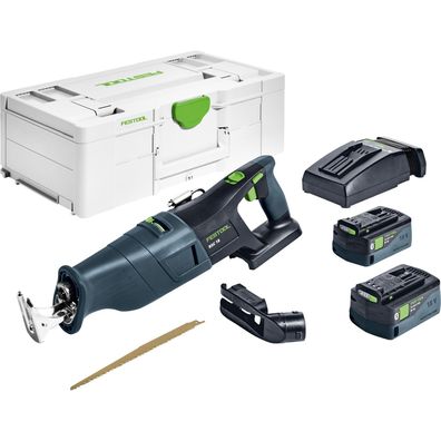 Festool Akku-Säbelsäge RSC 18 5,0 EB-Plus / 2x 5,0 Ah Akku im Systainer - 5