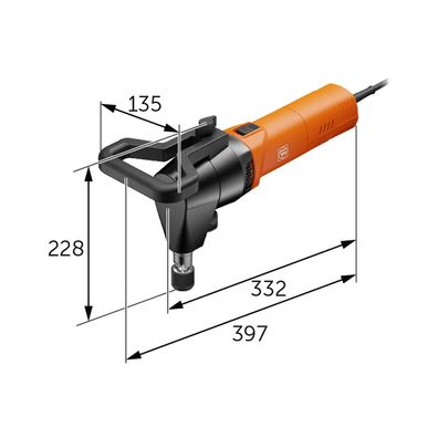 Fein Knabber BLK 3.5 E inkl. Zubehör im Koffer - 72324661000