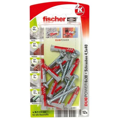 Fischer 12x Duopower 6X30 S PH - 535254