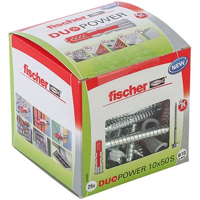 Fischer 25x Duopower 10 x 50 mm S LD - 535461