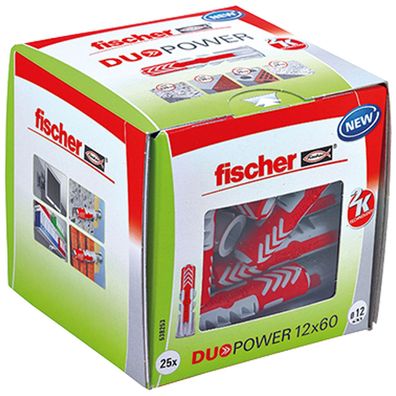 Fischer 25x Duopower 12 x 60 mm - 538253