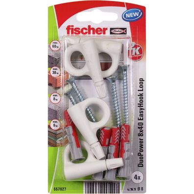 Fischer 4x DuoPower 8x40 EasyHook Loop - 557927