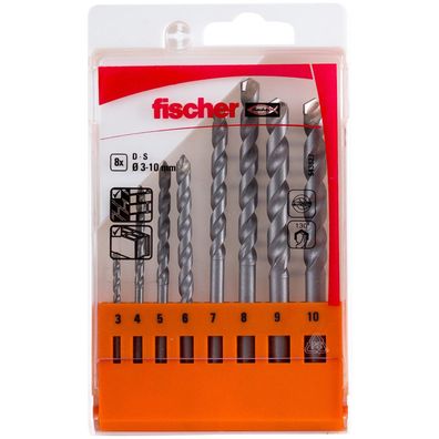 Fischer Steinbohrer D-S Set 3-10mm 8tlg. - 543027