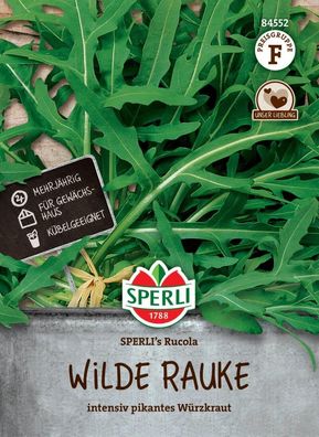 Wilde Raukesamen SPERLI's Rucola, intensiv pikantes Würzkraut - für