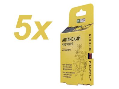 Warzenmittel Altai Schöllkraut 5 x 1,5ml Celandine Warzenentfern Warzen Papilome