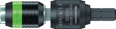 Wera Bithalter 889/4/1 F Rapidaptor 1/4" C 6,3 + E 6,3 Freilauf Länge 64 mm