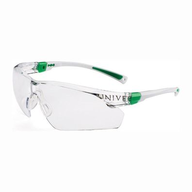 Univet Schutzbrille 506 UP EN 166 EN 170 Bégel weiß grén Scheibe klar Polyc