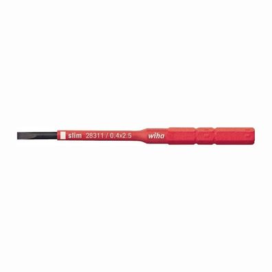 Wiha Wechselklinge SlimBit electric Schlitz 3 x 75 mm VDE isoliert - 34579