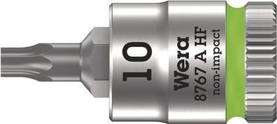 Wera Steckschlésseleinsatz 8767 A HF TORX 1/4" T10 Länge 28 mm - 5003362001