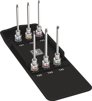 Wera Steckschlésselsatz 8767 C TORX HF2 6tlg.1/2" T20-T45 - 5004211001