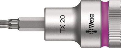 Wera Steckschlésseleinsatz 8767 C HF TORX 1/2" T20 Länge 60 mm - 5003830001