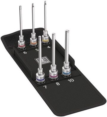Wera Steckschlésselsatz 8740 C HF 6tlg.1/2" 4x140 - 10x140 mm fér Innen-6-k