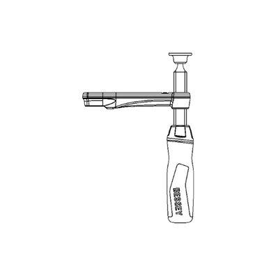 Bessey Gleitbégel kpl. mit 2K-Griff fér Ganzstahlschraubzwinge GZ40- GZ125