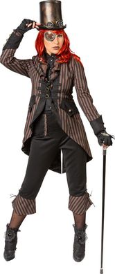 Frack Steampunk braun