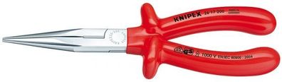 Knipex Flachrundzange mit Schneide - 2617200