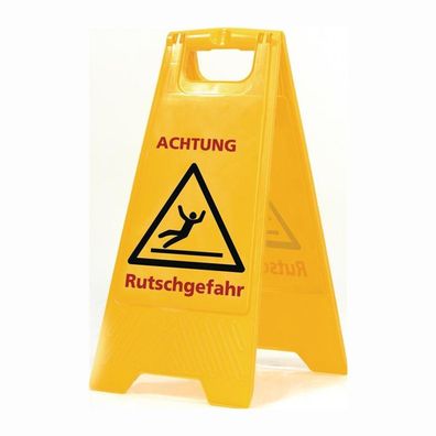 Sprintus Warnschild Achtung Rutschgefahr Schriftzug - 301034