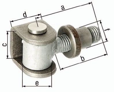 GAH Alberts Torband 65x42x37x30mm STA roh - 418304
