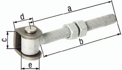 GAH Alberts Torband 153x145x42x30mm STA roh - 418373