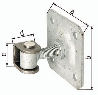 GAH Alberts Torband 100x100x37x30mm STA roh - 418397