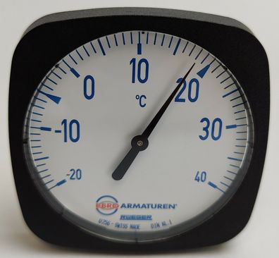 Ebro Bimetall Thermometer DN80-125 -20°C- 40°C Ø65mm Tauchschaft 170mm THEZAK004