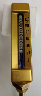 Maschinenthermometer 0°C bis 120°C abgewinkelt 110 x 85 mm 1/2" AG 1673207