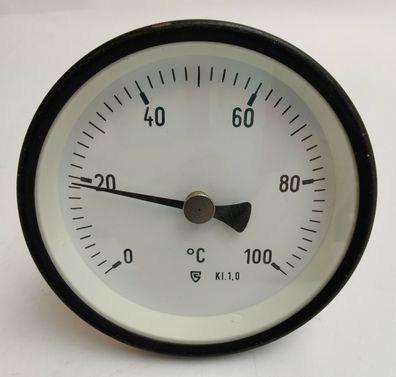 Scheich Bimetall Thermometer 0°C - 100°C Tauchschaft 100mm BI100ESM100A100