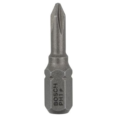 Bosch 25x Schrauberbit Extra-Hart, PH 1, 25 mm - 2607001510