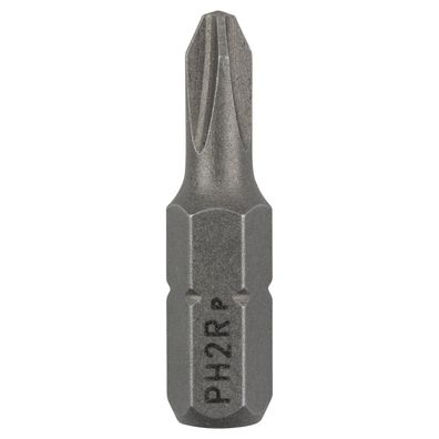 Bosch 25x Schrauberbit Extra-Hart, reduziert PH2R, 25 mm - 2607002519