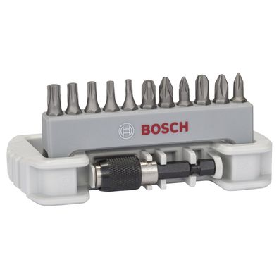 Bosch Schrauberbit-Set Extra-Hart, 11tlg. PH, PZ, T, 25 mm, Bithalter -2608