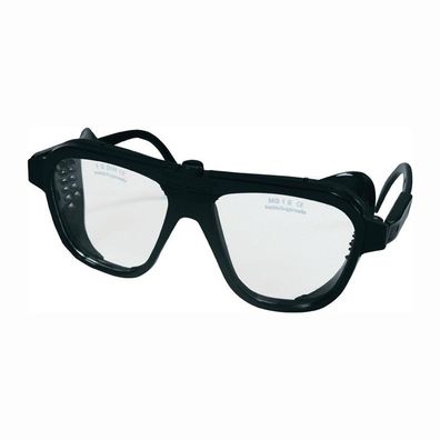 Schmerler Schutzbrille EN 166 Glas klar schwarz - 187222006