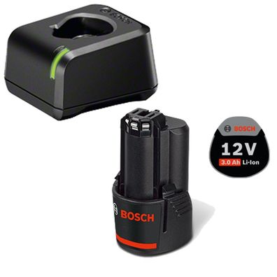 Bosch Akku-Starter-Set GBA 12 Volt / 1x 3,0 Ah + Schnellladegerät GAL 12V-2