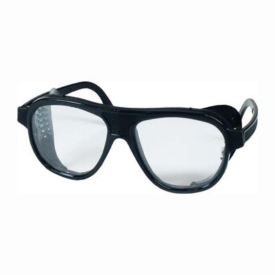 Schmerler Schutzbrille EN 166 Kunststoff klar schwarz - 187022001